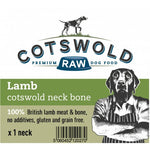 Cotswold Raw Lamb Neck x 1